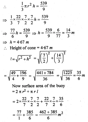 ML Aggarwal Class 10 Solutions for ICSE Maths Chapter 17 Mensuration Ex 17.4 Q15.2
