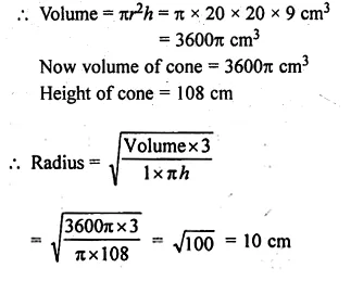 ML Aggarwal Class 10 Solutions for ICSE Maths Chapter 17 Mensuration Ex 17.5 Q6.1