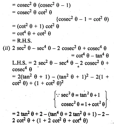 ML Aggarwal Class 10 Solutions for ICSE Maths Chapter 18 Trigonometric Identities Ex 18 Q20.1