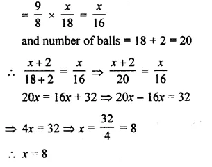 ML Aggarwal Class 10 Solutions for ICSE Maths Chapter 22 Probability Chapter Test Q13.1