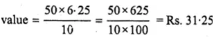 ML Aggarwal Class 10 Solutions for ICSE Maths Chapter 3 Shares and Dividends Ex 3 Q31.1