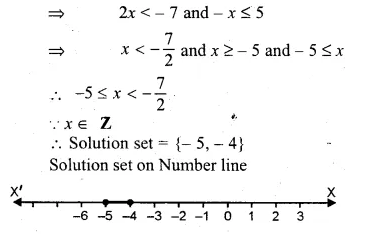 ML Aggarwal Class 10 Solutions for ICSE Maths Chapter 4 Linear Inequations Ex 4 Q19.1