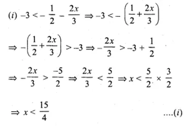 ML Aggarwal Class 10 Solutions for ICSE Maths Chapter 4 Linear Inequations Ex 4 Q27.1