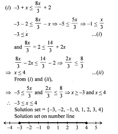 ML Aggarwal Class 10 Solutions for ICSE Maths Chapter 4 Linear Inequations Ex 4 Q40.1