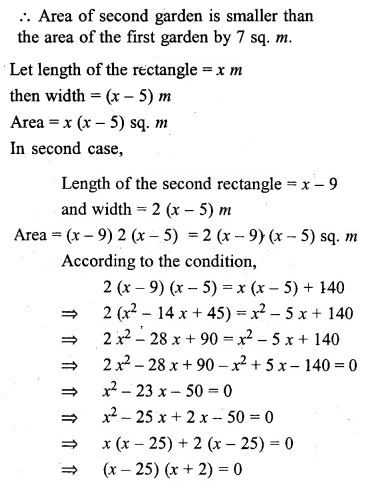 ML Aggarwal Class 10 Solutions for ICSE Maths Chapter 5 Quadratic Equations in One Variable Ex 5.5 Q15.2