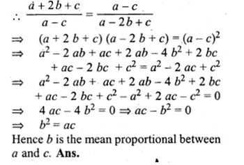 ML Aggarwal Class 10 Solutions for ICSE Maths Chapter 7 Ratio and Proportion Chapter Test Q8.1