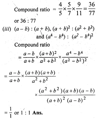 ML Aggarwal Class 10 Solutions for ICSE Maths Chapter 7 Ratio and Proportion Ex 7.1 Q2.1