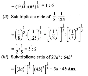 ML Aggarwal Class 10 Solutions for ICSE Maths Chapter 7 Ratio and Proportion Ex 7.1 Q6.1