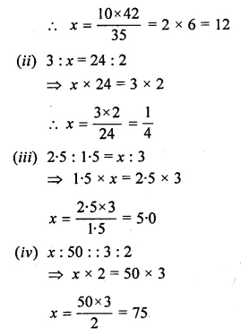 ML Aggarwal Class 10 Solutions for ICSE Maths Chapter 7 Ratio and Proportion Ex 7.2 Q1.1