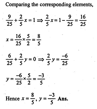 ML Aggarwal Class 10 Solutions for ICSE Maths Chapter 8 Matrices Chapter Test Q10.2