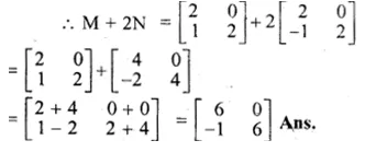 ML Aggarwal Class 10 Solutions for ICSE Maths Chapter 8 Matrices Ex 8.2 Q1.1