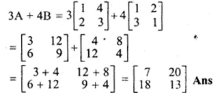 ML Aggarwal Class 10 Solutions for ICSE Maths Chapter 8 Matrices Ex 8.2 Q3.1