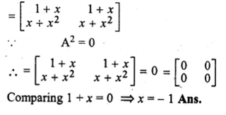 ML Aggarwal Class 10 Solutions for ICSE Maths Chapter 8 Matrices Ex 8.3 Q20.1