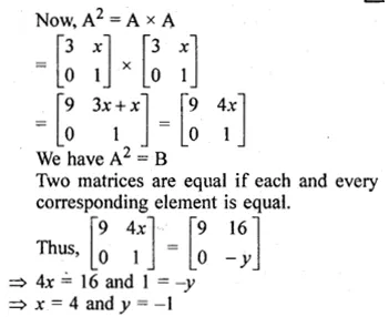 ML Aggarwal Class 10 Solutions for ICSE Maths Chapter 8 Matrices Ex 8.3 Q28.1