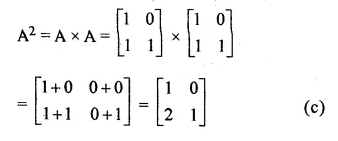 ML Aggarwal Class 10 Solutions for ICSE Maths Chapter 8 Matrices MCQS Q12.1