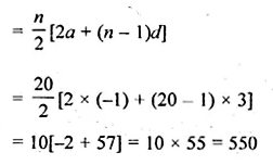 ML Aggarwal Class 10 Solutions for ICSE Maths Chapter 9 Arithmetic and Geometric Progressions Chapter Test Q21.2