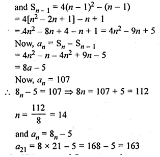 ML Aggarwal Class 10 Solutions for ICSE Maths Chapter 9 Arithmetic and Geometric Progressions Chapter Test Q27.1