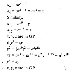 ML Aggarwal Class 10 Solutions for ICSE Maths Chapter 9 Arithmetic and Geometric Progressions Chapter Test Q32.1