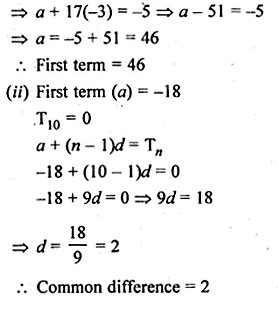 ML Aggarwal Class 10 Solutions for ICSE Maths Chapter 9 Arithmetic and Geometric Progressions Ex 9.2 Q5.1