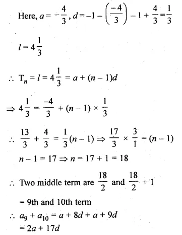 ML Aggarwal Class 10 Solutions for ICSE Maths Chapter 9 Arithmetic and Geometric Progressions Ex 9.2 Q9.1