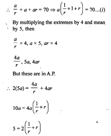 ML Aggarwal Class 10 Solutions for ICSE Maths Chapter 9 Arithmetic and Geometric Progressions Ex 9.4 Q22.1