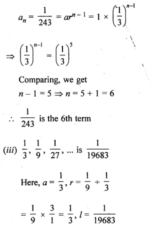 ML Aggarwal Class 10 Solutions for ICSE Maths Chapter 9 Arithmetic and Geometric Progressions Ex 9.4 Q3.2