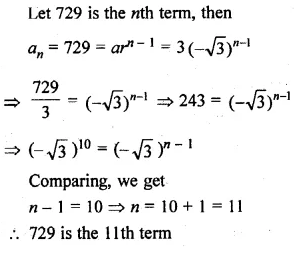 ML Aggarwal Class 10 Solutions for ICSE Maths Chapter 9 Arithmetic and Geometric Progressions Ex 9.4 Q4.1