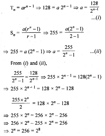 ML Aggarwal Class 10 Solutions for ICSE Maths Chapter 9 Arithmetic and Geometric Progressions Ex 9.5 Q4.1