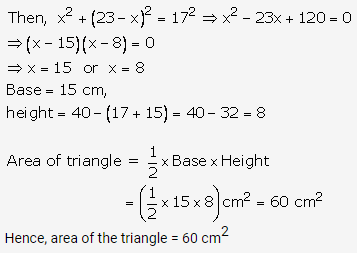 RS Aggarwal Solutions Class 10 Chapter 17 Perimeter and Areas of Plane Figures Ex 17a 9