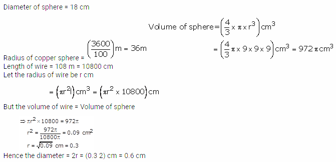 RS Aggarwal Solutions Class 10 Chapter 19 Volume and Surface Areas of Solids Ex 19b 18