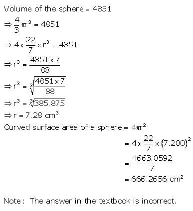 RS Aggarwal Solutions Class 10 Chapter 19 Volume and Surface Areas of Solids Ex 19d 14