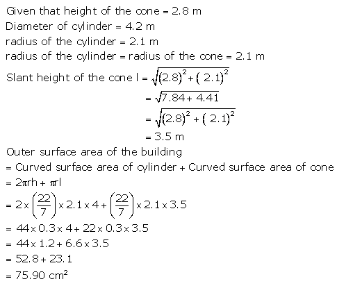 RS Aggarwal Solutions Class 10 Chapter 19 Volume and Surface Areas of Solids Ex 19d 33
