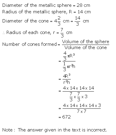 RS Aggarwal Solutions Class 10 Chapter 19 Volume and Surface Areas of Solids Ex 19d 40