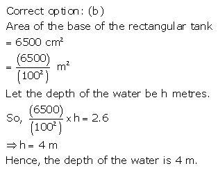 RS Aggarwal Solutions Class 10 Chapter 19 Volume and Surface Areas of Solids MCQ 30