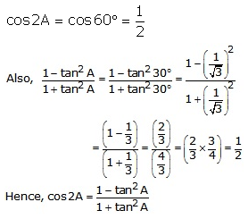 RS Aggarwal Solutions Class 10 Chapter 6 T-Ratios of Some Particular Angles Ex 6 20