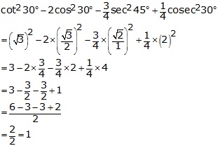 RS Aggarwal Solutions Class 10 Chapter 6 T-Ratios of Some Particular Angles Ex 6 7