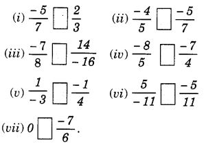 NCERT Solutions for Class 7 Maths Chapter 9 Rational Numbers Ex 9.1 25