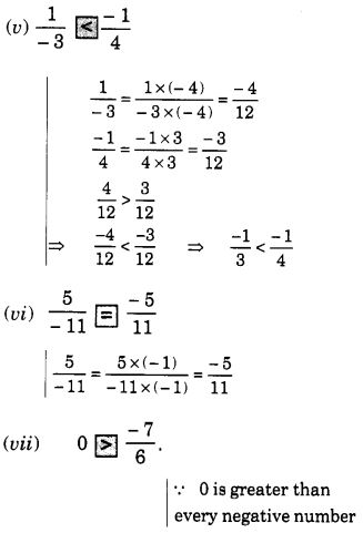 NCERT Solutions for Class 7 Maths Chapter 9 Rational Numbers Ex 9.1 28