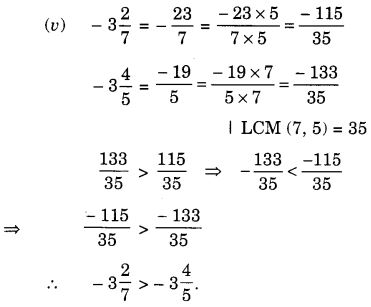 NCERT Solutions for Class 7 Maths Chapter 9 Rational Numbers Ex 9.1 33