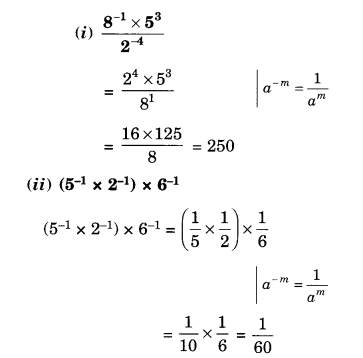 NCERT Solutions for Class 8 Maths Chapter 12 Exponents and Powers Ex 12.1 12