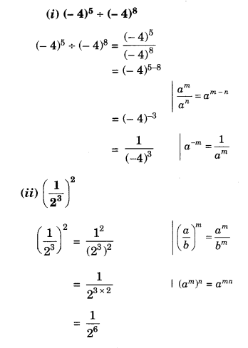 NCERT Solutions for Class 8 Maths Chapter 12 Exponents and Powers Ex 12.1 4