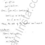 RD Sharma Class 11 Solutions Chapter 14 Quadratic Equations Ex 14.1 1.1