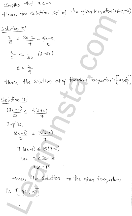 RD Sharma Class 11 Solutions Chapter 15 Linear Inequations Ex 15.1 1.5