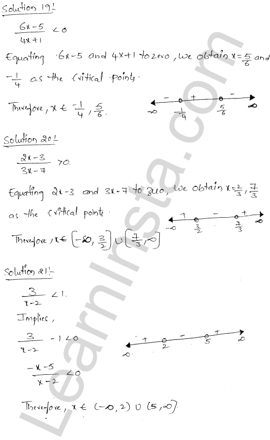 RD Sharma Class 11 Solutions Chapter 15 Linear Inequations Ex 15.1 1.9