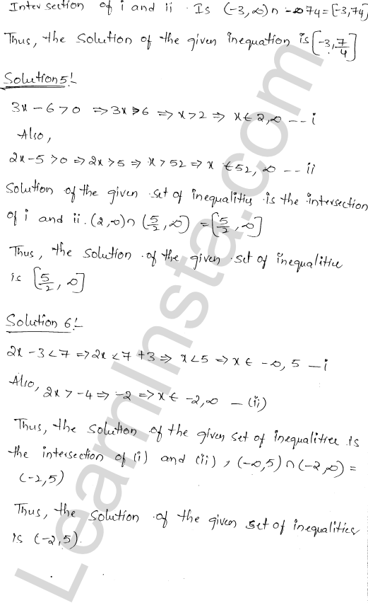 RD Sharma Class 11 Solutions Chapter 15 Linear Inequations Ex 15.2 1.3