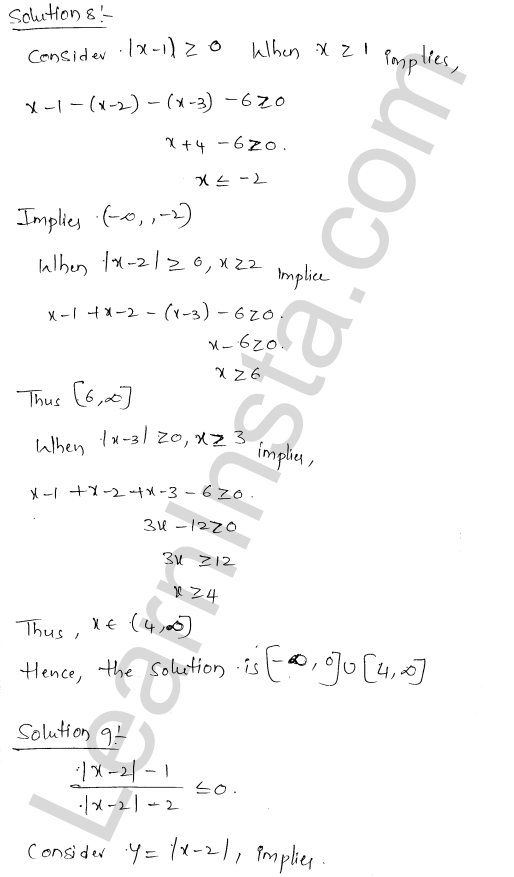 RD Sharma Class 11 Solutions Chapter 15 Linear Inequations Ex 15.3 1.6