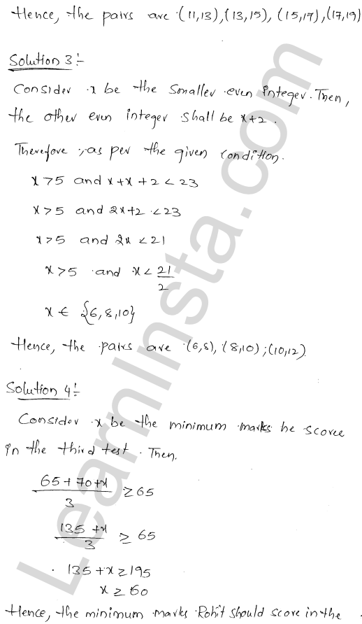 RD Sharma Class 11 Solutions Chapter 15 Linear Inequations Ex 15.4 1.2