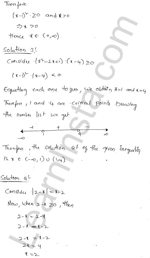 RD Sharma Class 11 Solutions Chapter 15 Linear Inequations VSAQ 1.2