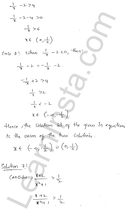 RD Sharma Class 11 Solutions Chapter 15 Linear Inequations VSAQ 1.4