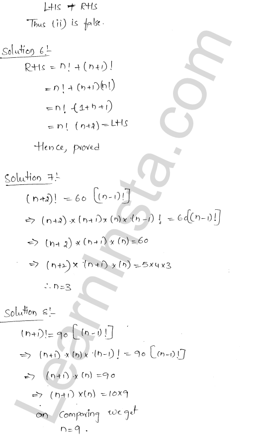 RD Sharma Class 11 Solutions Chapter 16 Permutations Ex 16.1 1.5